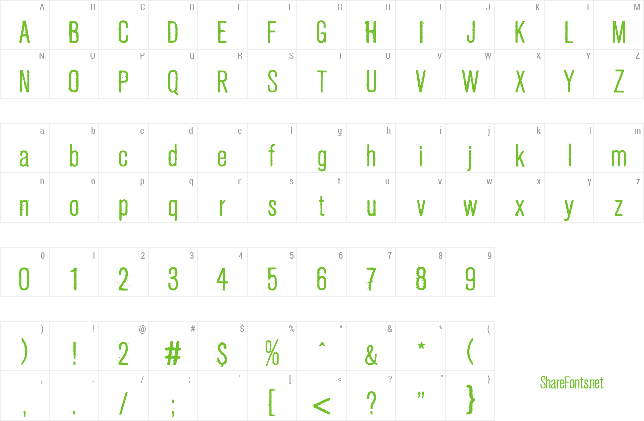 Font Fresco Stamp preview